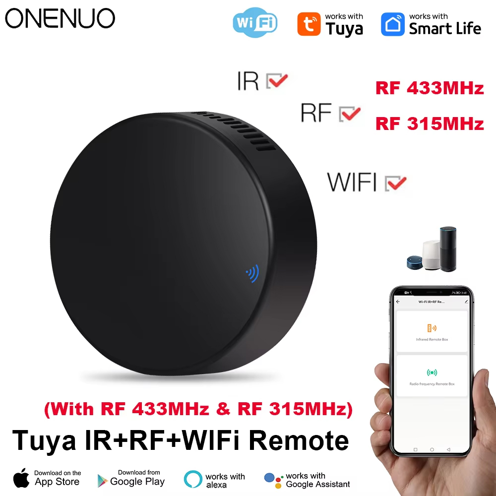 Smart Home Proxmox - Tuya WiFi RF IR-afstandsbediening 433 MHz
