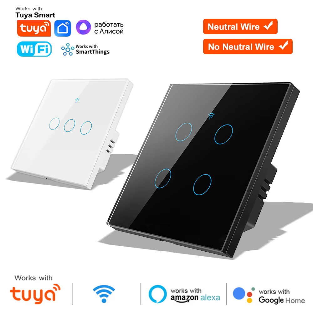 Tuya Smart Switch - WiFi RF 433MHz Touch Wandlamp Slimme