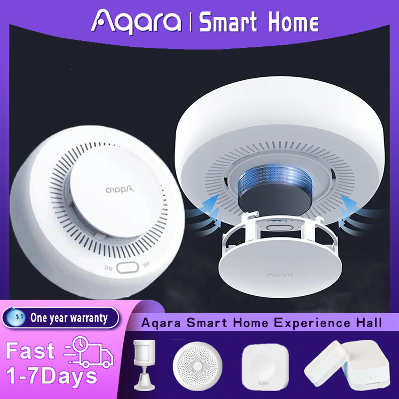 Smart Home Hub Apple - Aqara slimme rookmelder, Zigbee 3.0, brandalarmsysteem