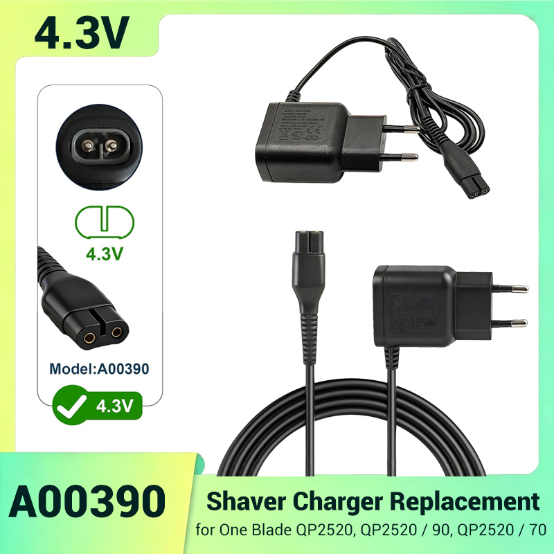 Smart Home Philips - 4.3V A00390 Scheerapparaat Oplader Vervanging EU