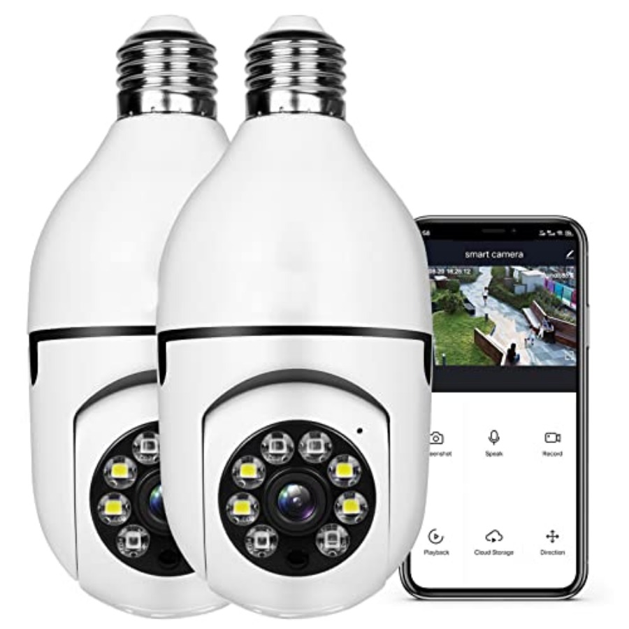 Smart Home Lighting - Slimme draadloze wifi-beveiligingscamera met 1080P resolutie,