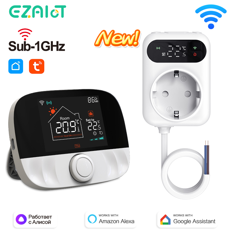 Smart Home Thermostat - Tuya WiFi Slimme Thermostaat Water Gas