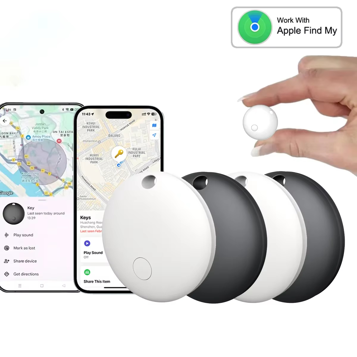 Smart Home Hub Apple - Kleine GPS-tracker voor Apple iOS-systemen, met