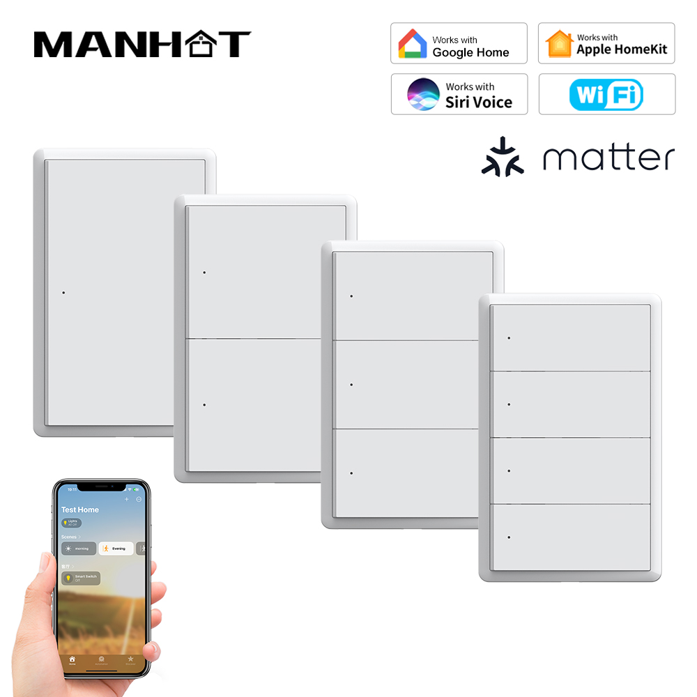 Tuya Smart Switch - MANHOT Homekit WiFi Smart Switch Geen