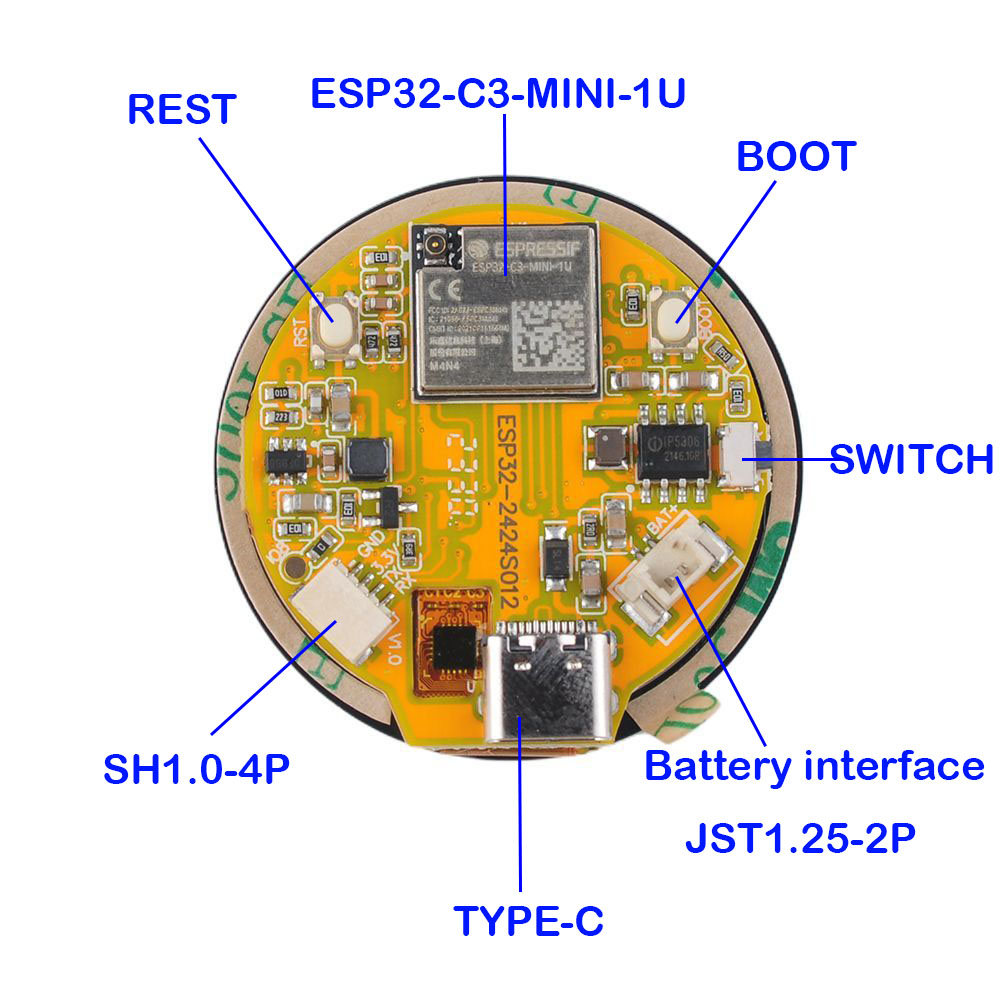 Esp32 Display 1.28 Inch ESP32- - Smart Home Web recensie en prijs