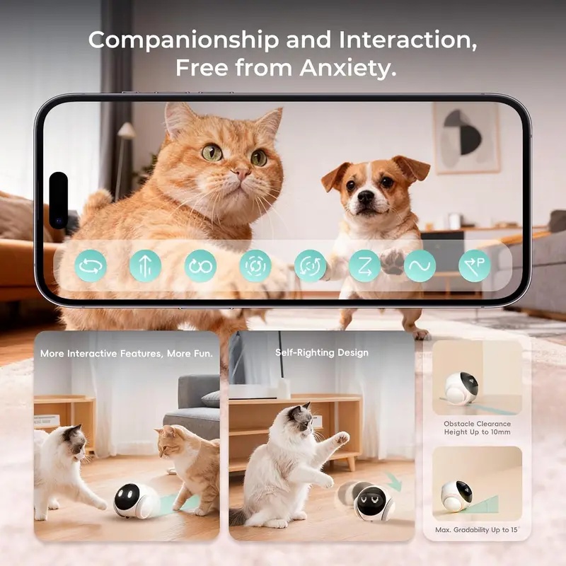 Beweegbare Indoor Huisdierrobo - Smart Home App recensie en prijs
