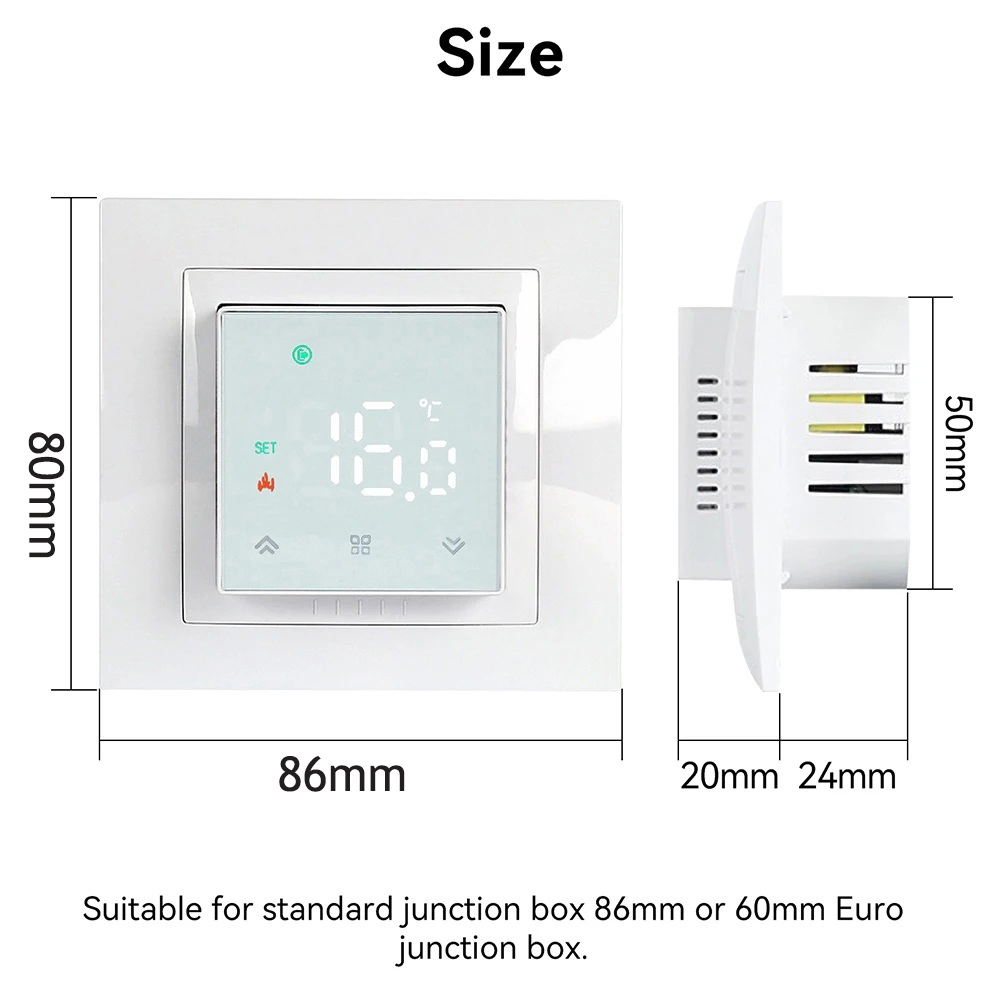Smart WIFI MK08 Thermostaat Af - Smart Home Thermostat recensie en prijs