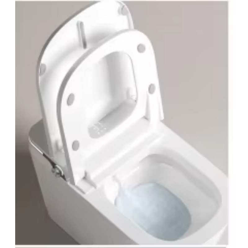 Wit slim toilet met vierkante  - Smart Home App recensie en prijs