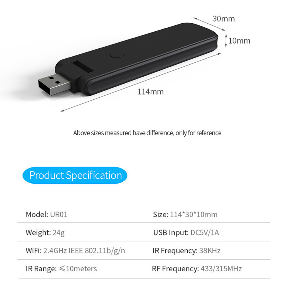 1Pc Smart RF IR-afstandsbedien - Smart Home Energy App recensie en prijs