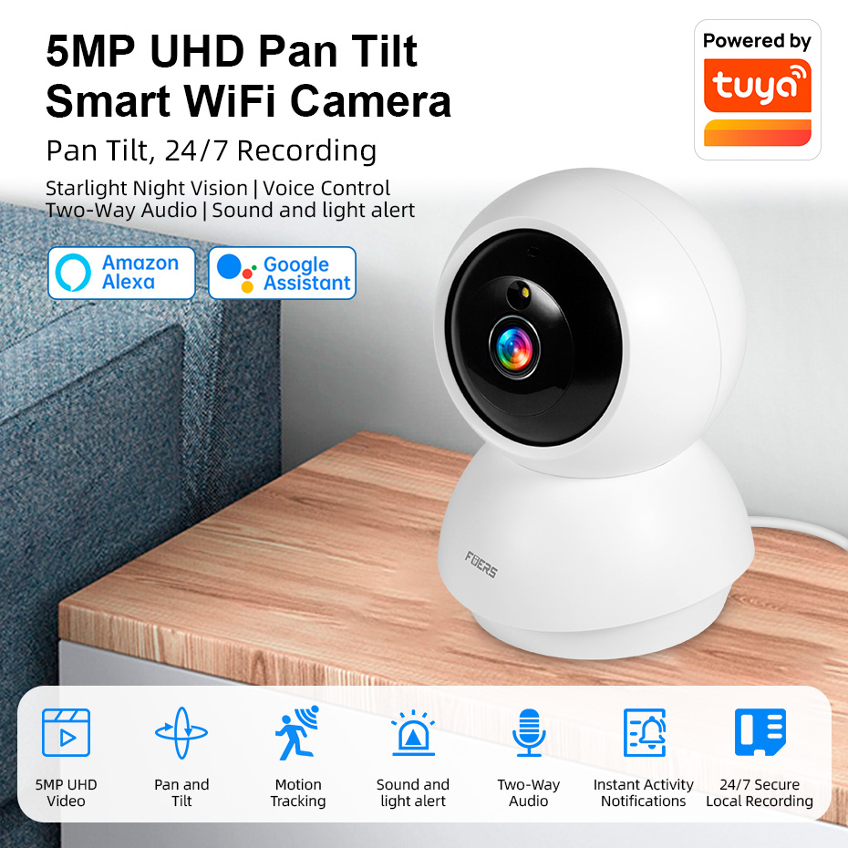 Fuers 5MP WiFi-camera voor bin - Smart Home Windows App recensie en prijs