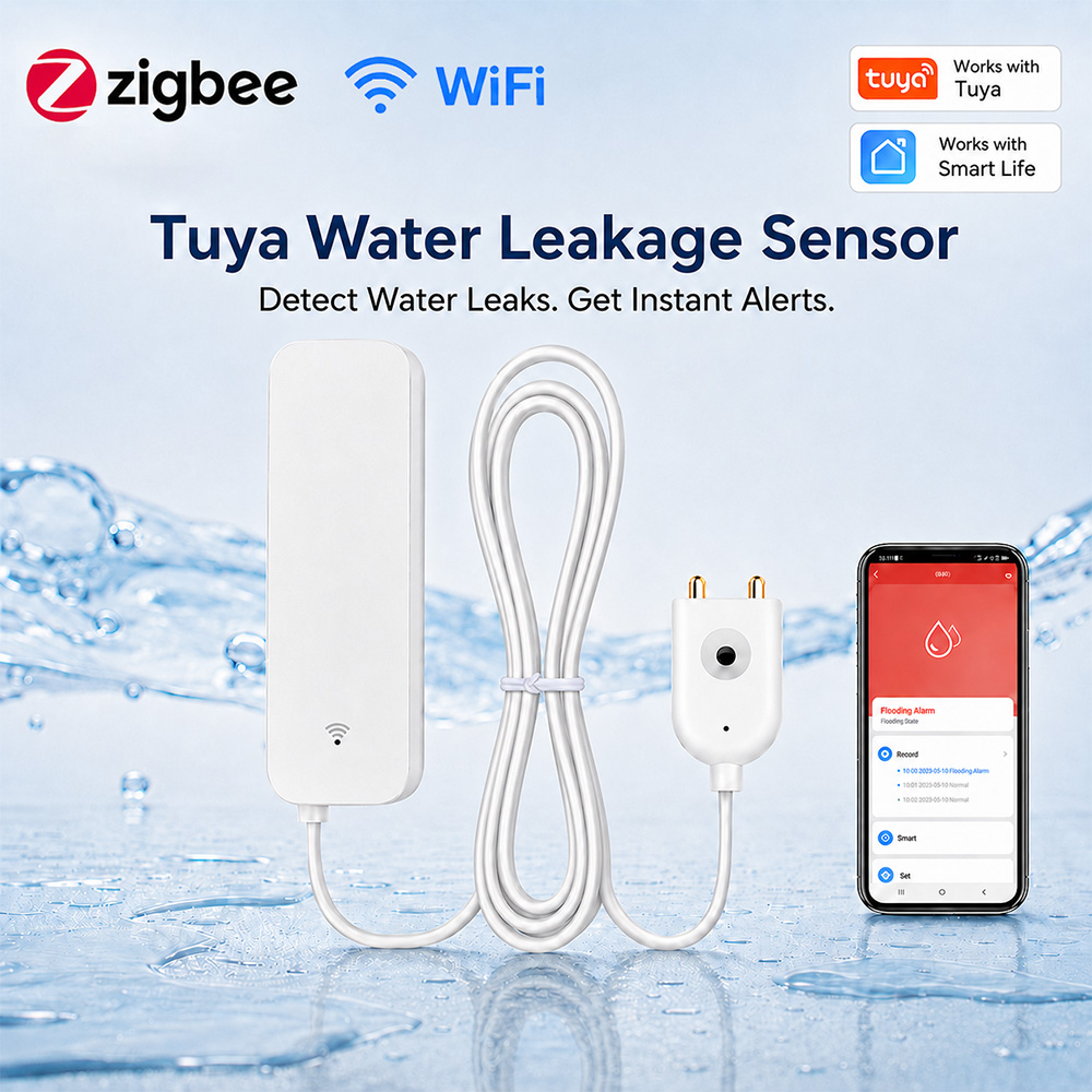 ZigBee WiFi Waterleksensor Ove - Smart Home Web recensie en prijs