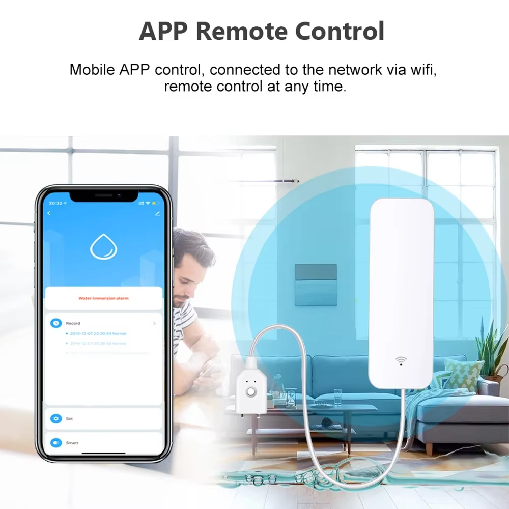 ZigBee WiFi Waterleksensor Ove - Smart Home Web recensie en prijs