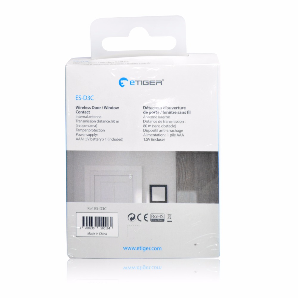 ETIGER ES-D3C Draadloze deur-/ - Wireless Door Sensor recensie en prijs