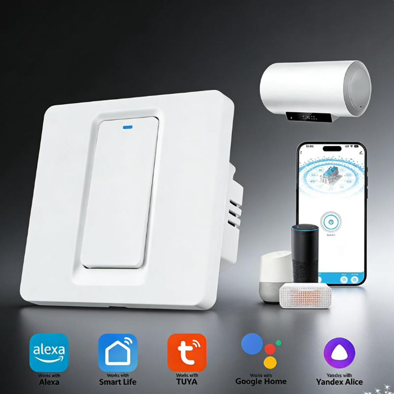 Slimme boilerschakelaar/WiFi e - Smart Home Button recensie en prijs