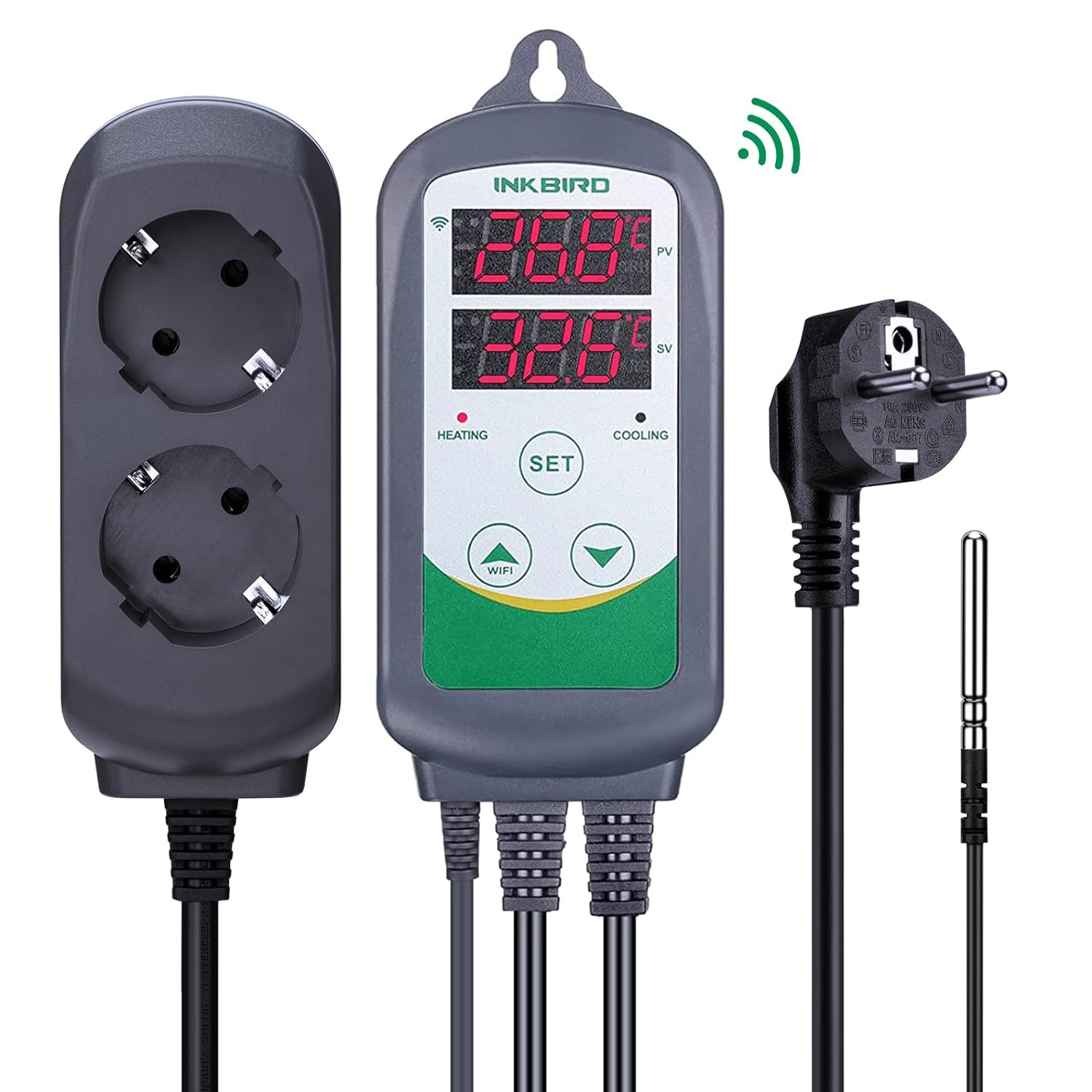 Inkbird ITC-308-WiFi Digitale  - Smart Home Thermostat recensie en prijs