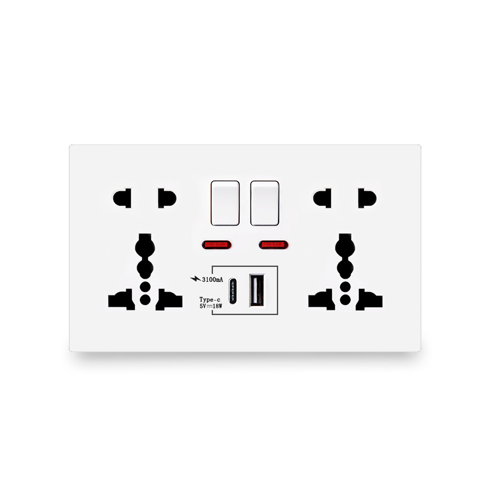 18W Type-C Snellaad Wandcontac - Smart Wall Socket recensie en prijs