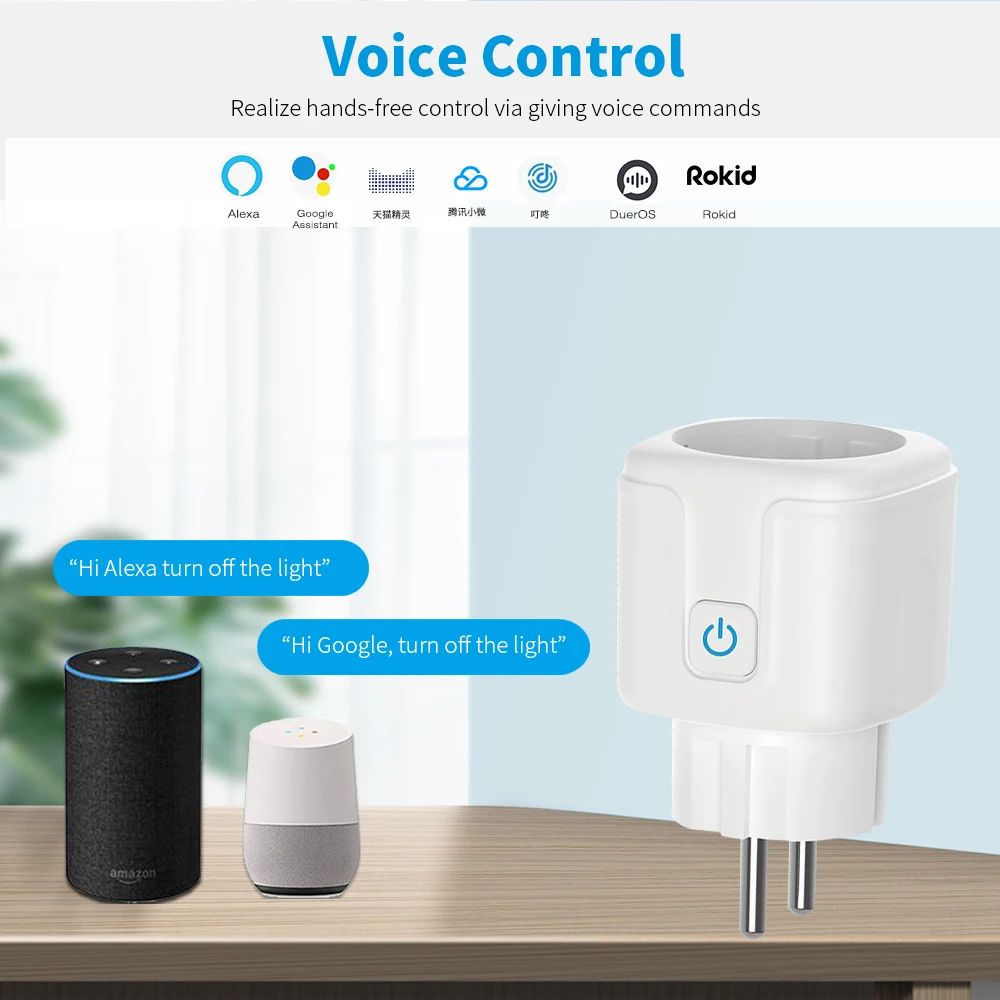 20A EU Smart Plug Wifi-stopcon - Smart Home Energy App recensie en prijs