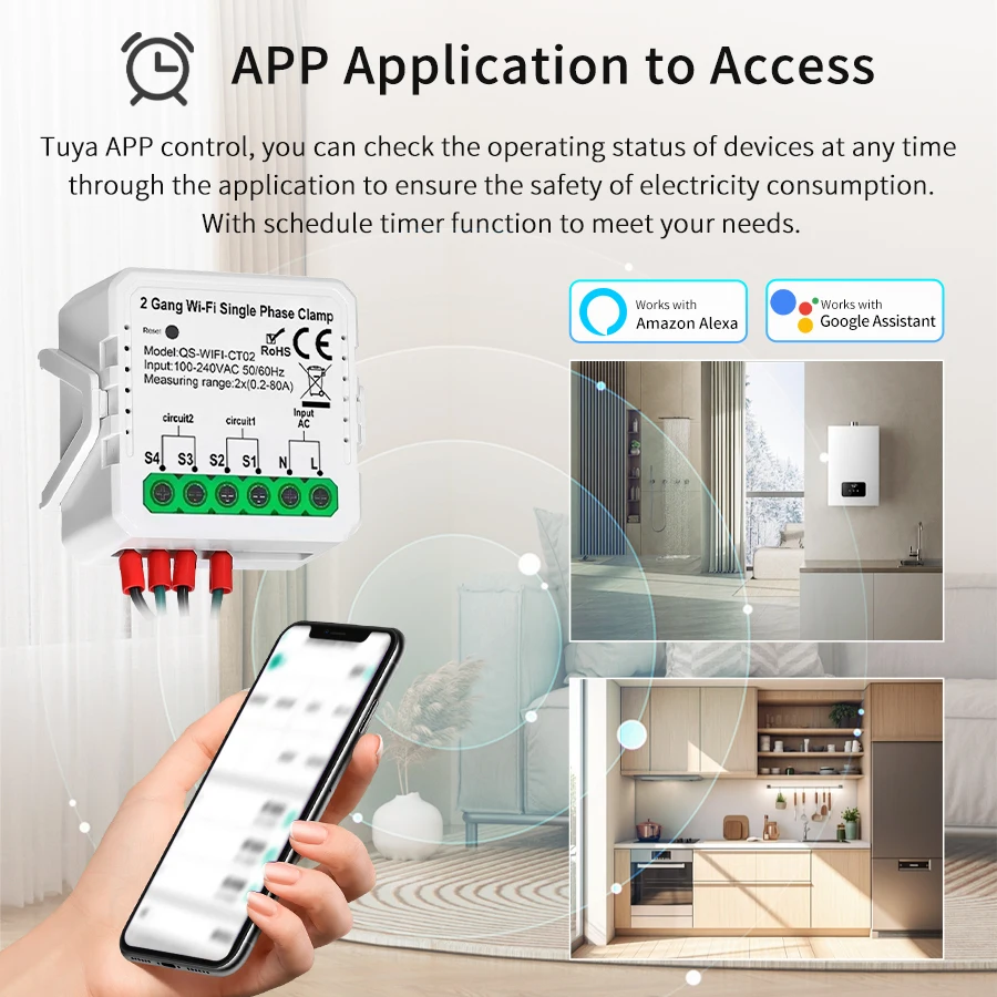 Tuya Smart Energy Meter WiFi D - Smart Home Energy App recensie en prijs