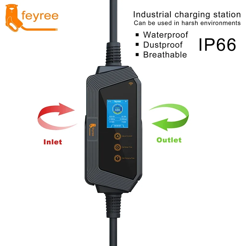 Feyree Type1 Draagbare EV-lade - Smart Wall Socket recensie en prijs
