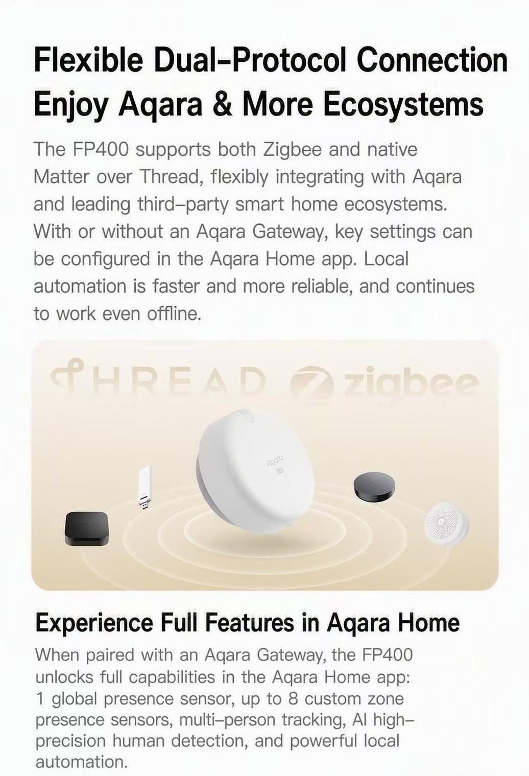 Aqara FP400 AI millimetergolf  - Smart Home Hub Apple recensie en prijs