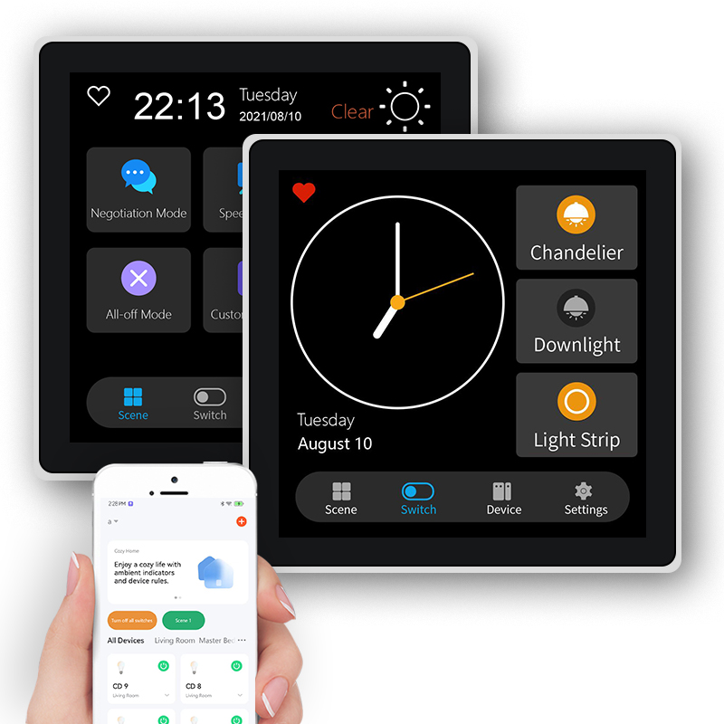 FUERS 4-inch touchscreen Multi - Smart Home Button recensie en prijs