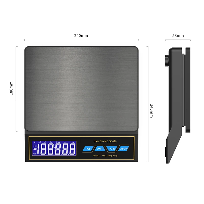 30 kg / 1 g digitale keukenwee - Smart Home Utensils recensie en prijs