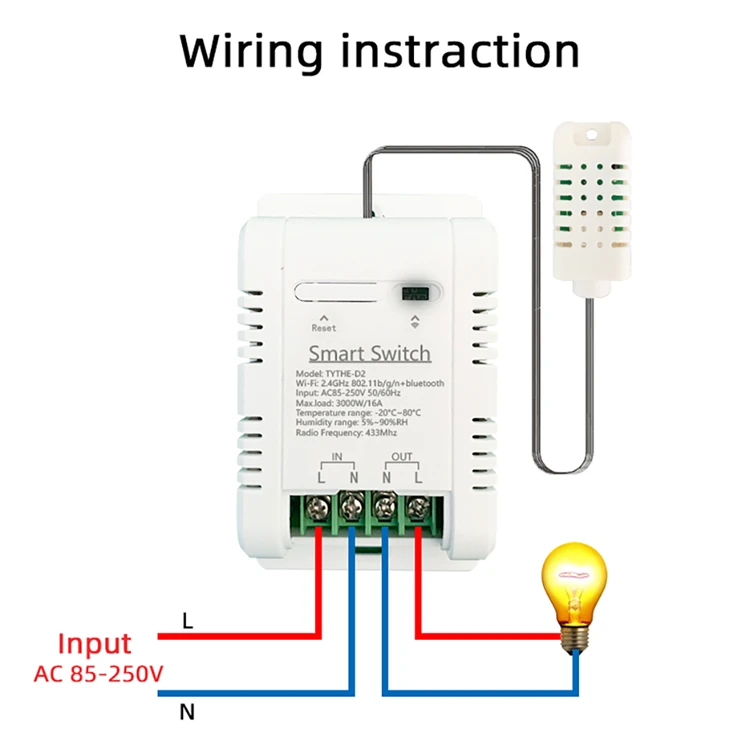 Werk met Tuya 16A 3000W WiFi-t - Smart Home Thermostat recensie en prijs