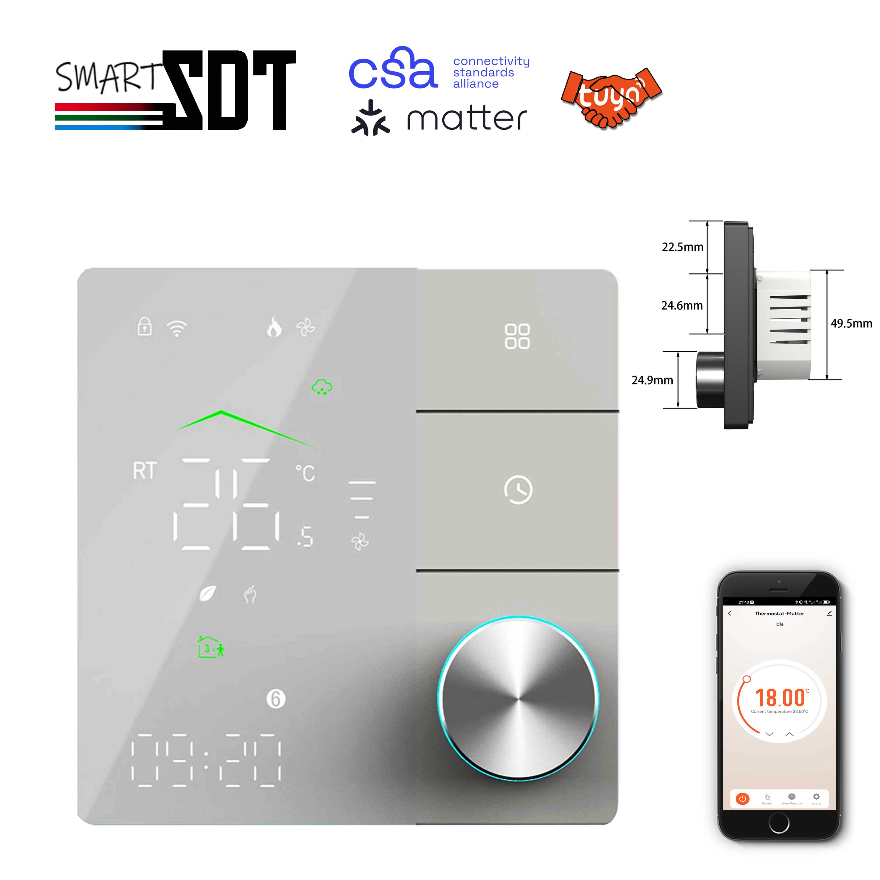 24V 110V 220V Verwarmingstherm - Smart Home Hub Apple recensie en prijs