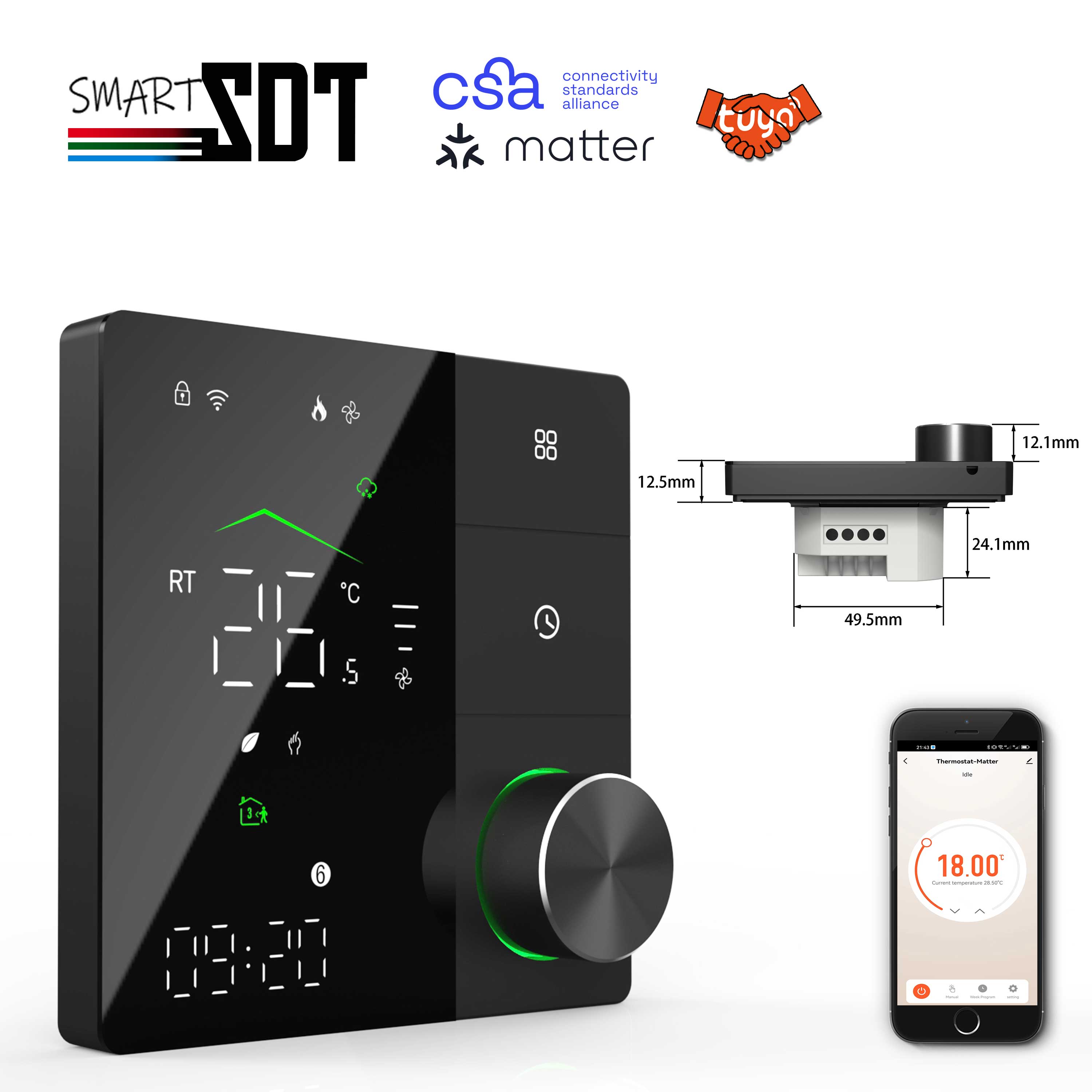 24V 110V 220V Verwarmingstherm - Smart Home Hub Apple recensie en prijs