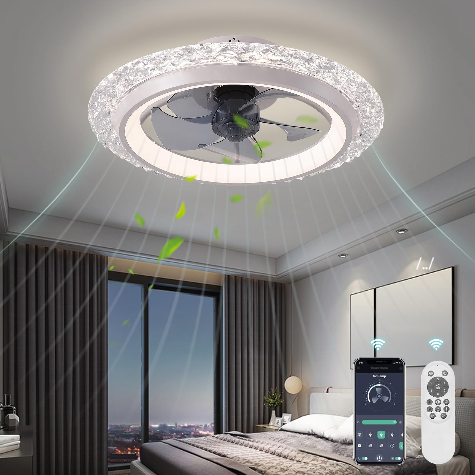 Slimme Ronde Plafondventilator - Smart Home Energy App recensie en prijs