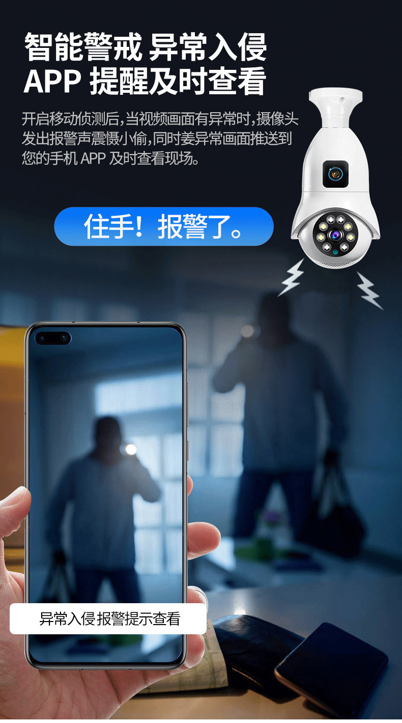 4MP UHD V380 APP Dual Lens E27 - Smart Home Windows App recensie en prijs