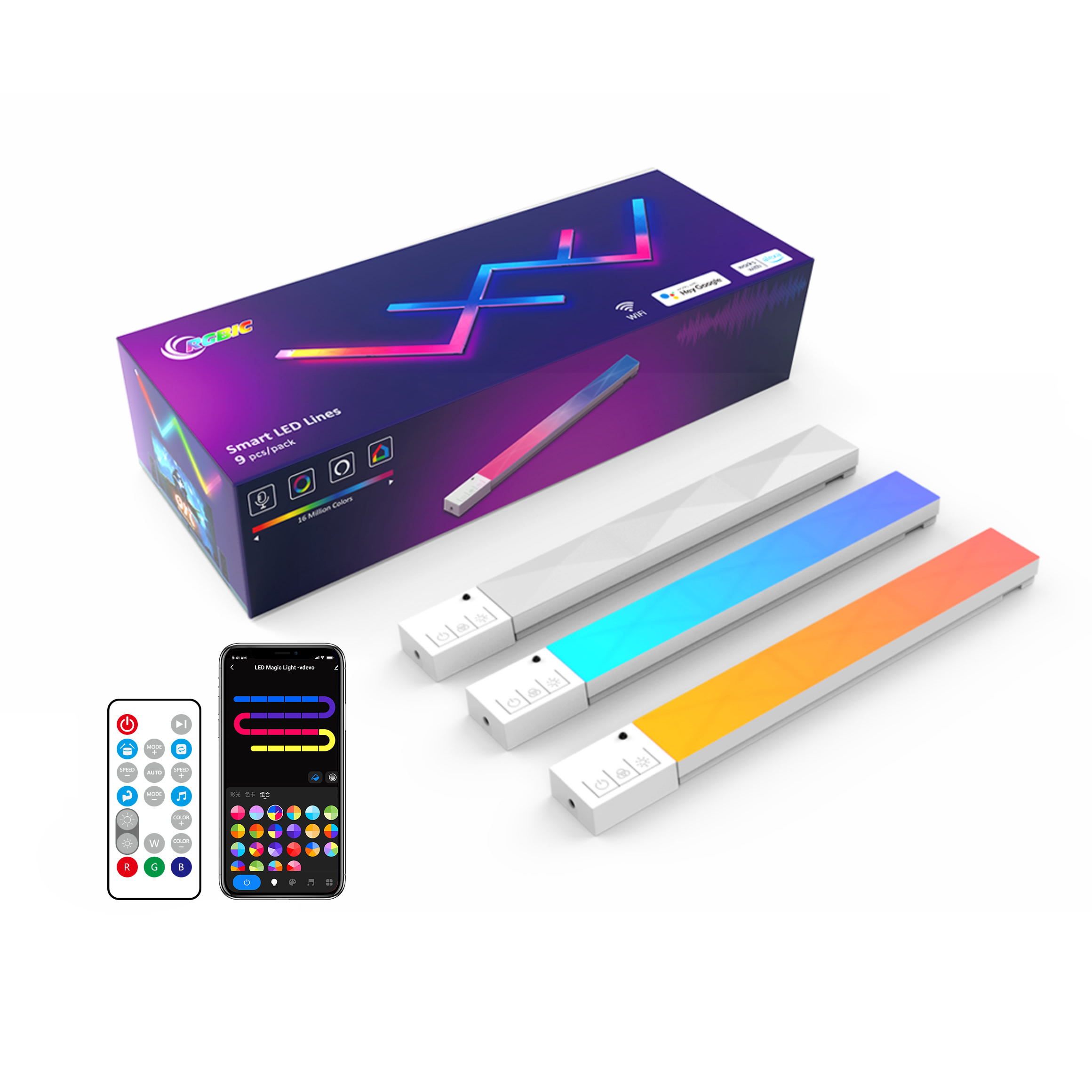 EE1 Splicing WiFi Muziek LED S - Smart Home Lighting recensie en prijs